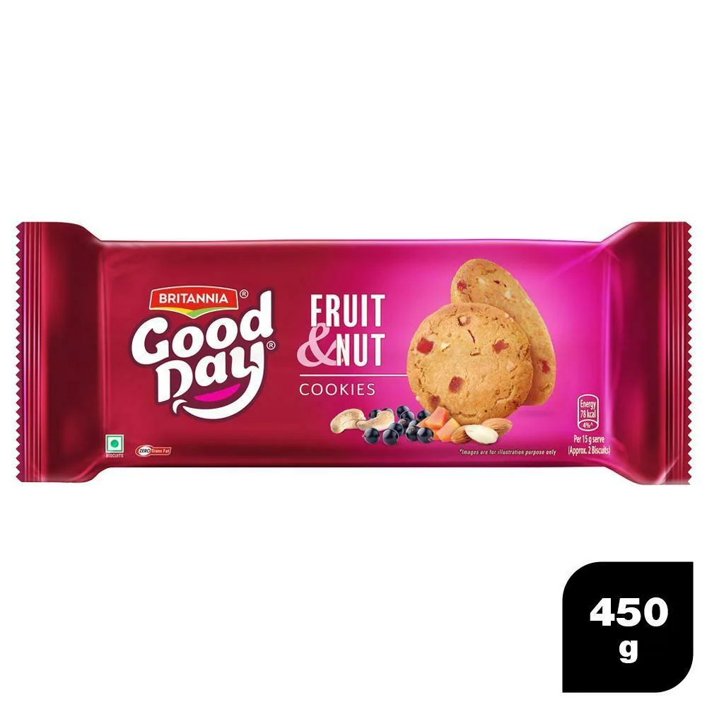 BRITANNIA GOOD DAY FRUIT NUT COOKIES