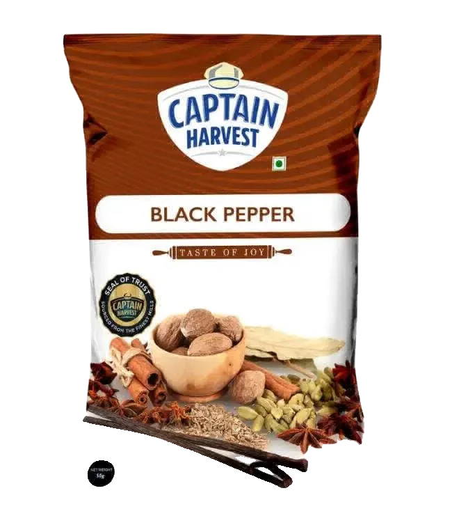 CAPTAIN HARVEST BLACK PEPPER 50G