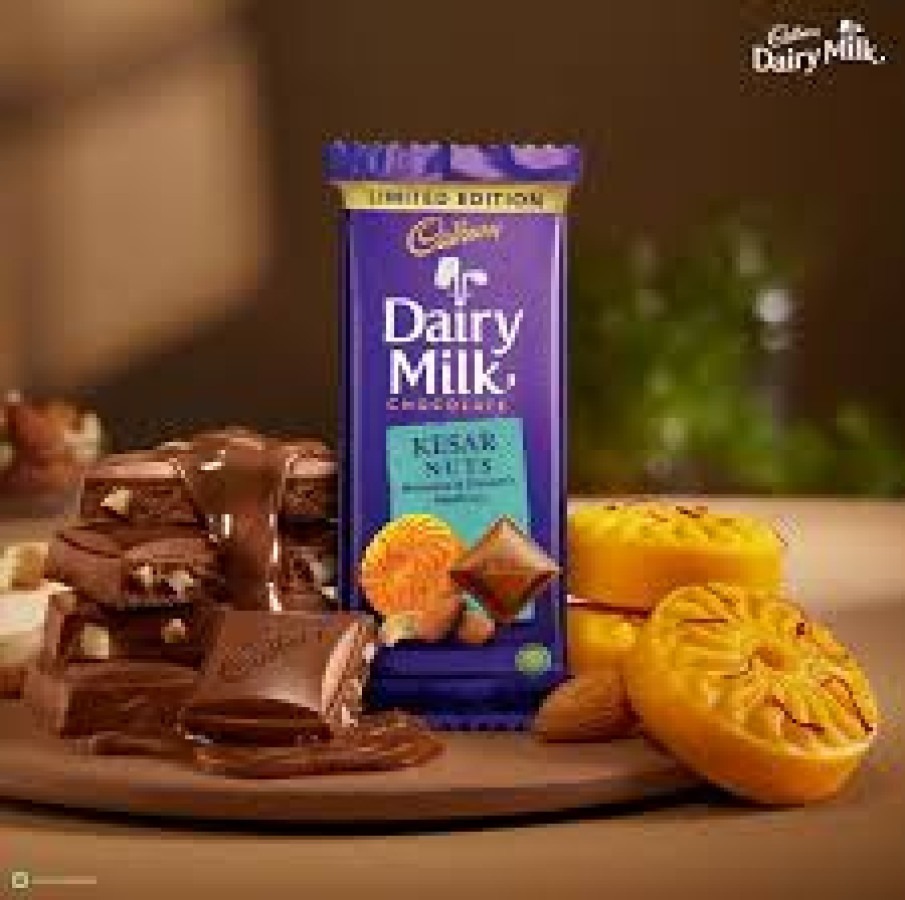 cadbury dairymilk chocolate kesar nuts