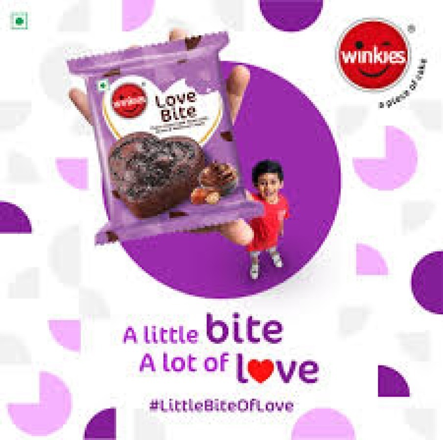WINKIE LOVE BITE CHOCO HEART CAKE