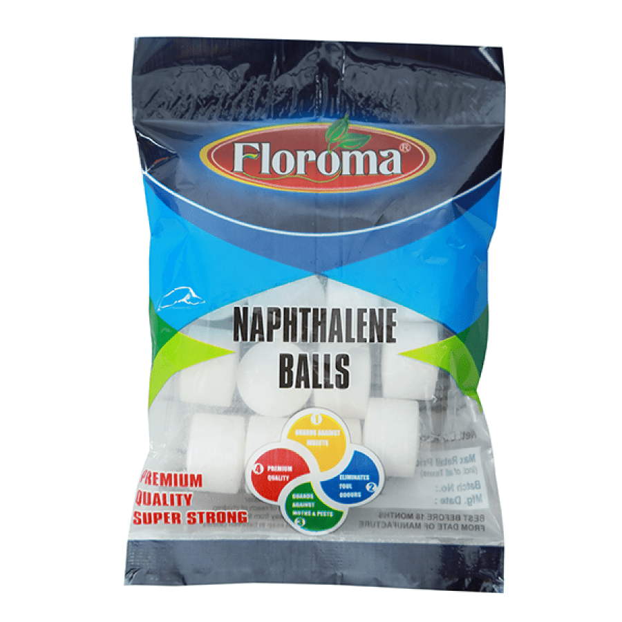 FLOROMA NAPHTHALENE BALLS 100G
