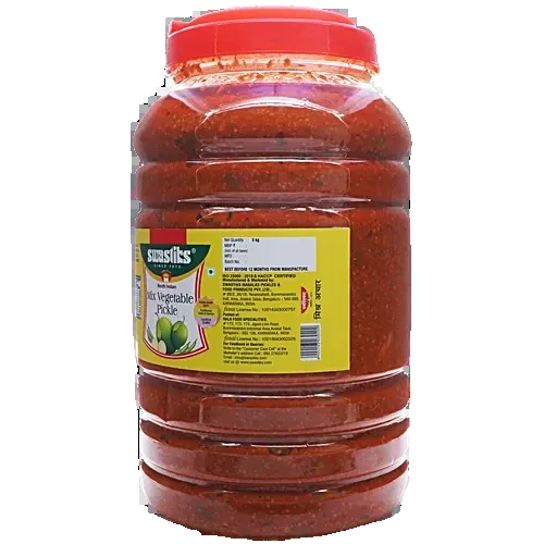 SWASTIKS NORTH INDIAN MIX VEGETABLE PICKLE 5KG