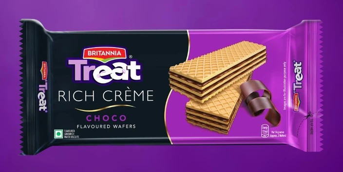 Britannia Treat Rich Creme Choco Flavoured Wafers
