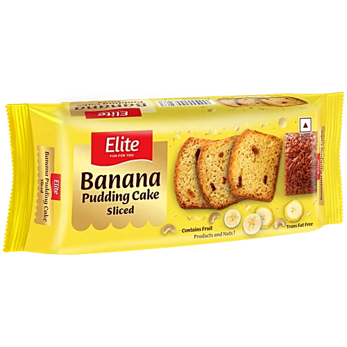 Elite Banana Pudding Cake Sliced