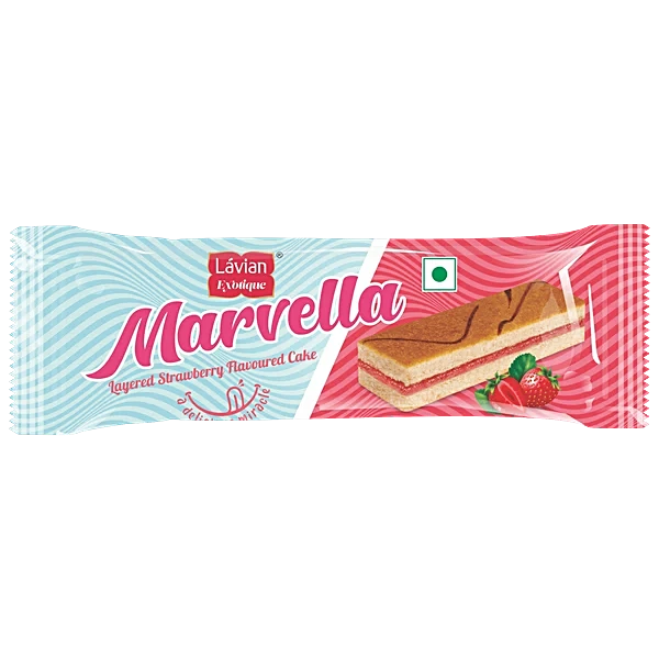 Marvella Layered Strawberry Flavoured Cake