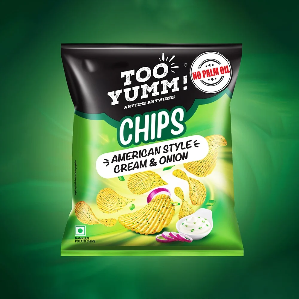 Too Yumm Chips American Style Cream and Onion